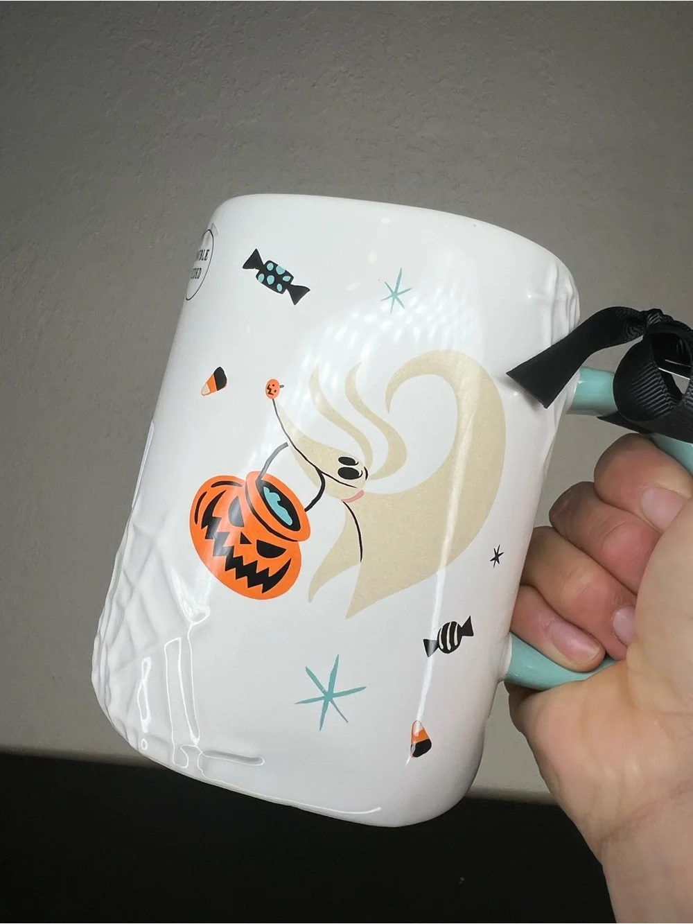 NEW Rae Dunn x The Nightmare Before Christmas Zero Halloween Mug